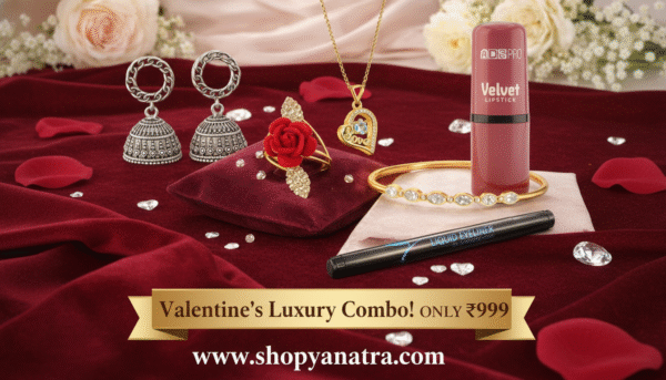 Shopyanatra Valentine’s Luxury Beauty & Jewelry Combo for Women